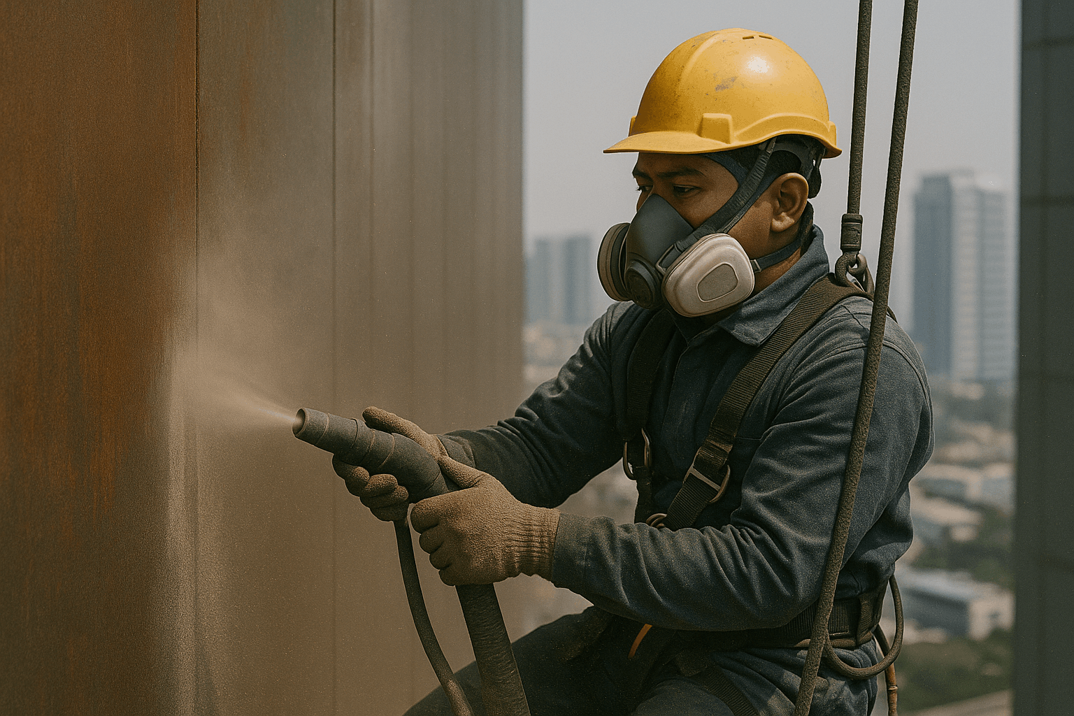 Painting, Blasting & Coating Gedung